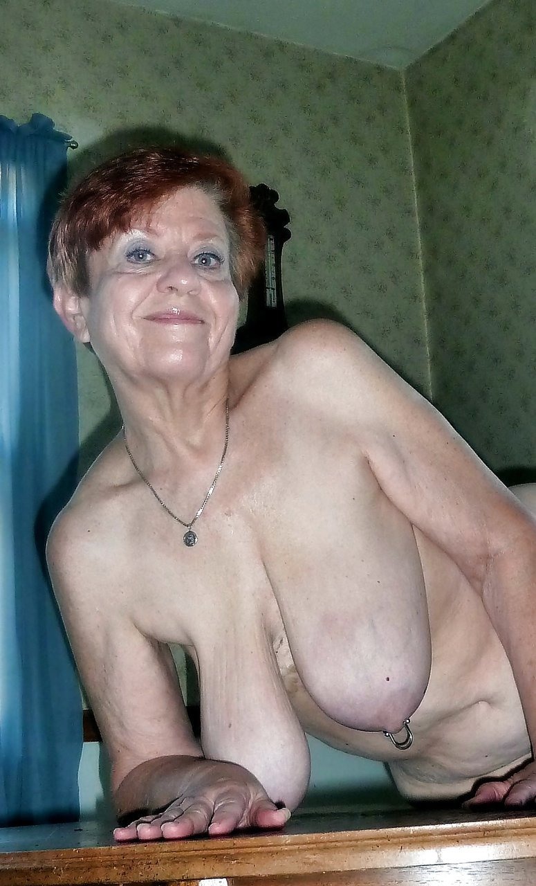 Naked busty old women