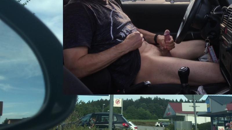 The boy masturbates in the bathroom