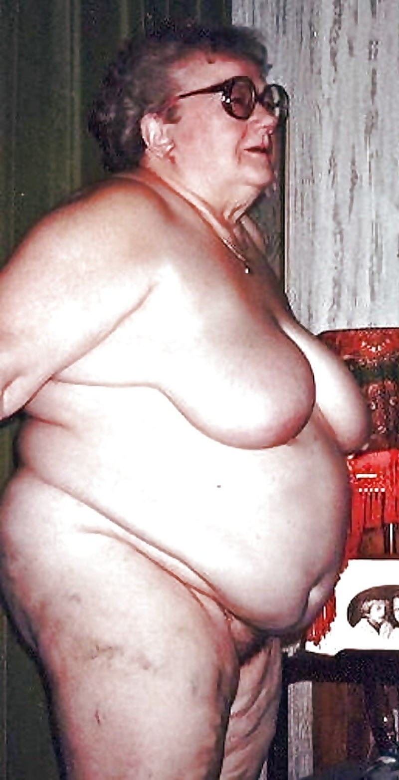 Naked very fat old women