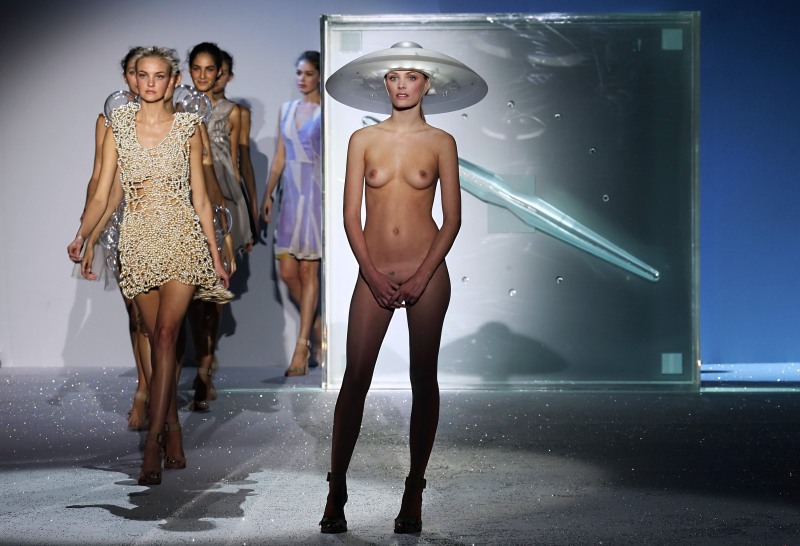 Hussein Chalaian Naked Fashion