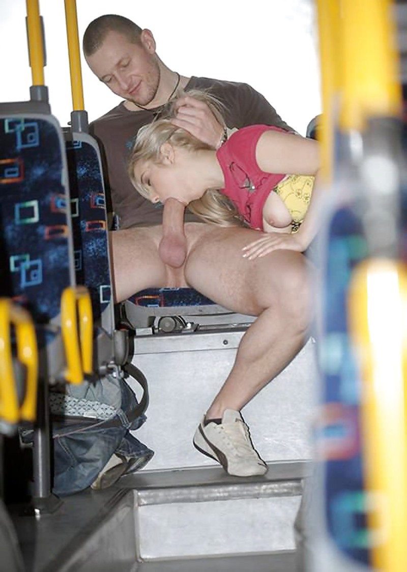 Fuck a girl on a bus