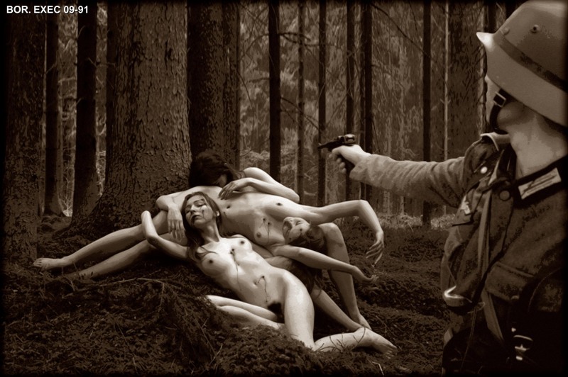 Naked women before execution