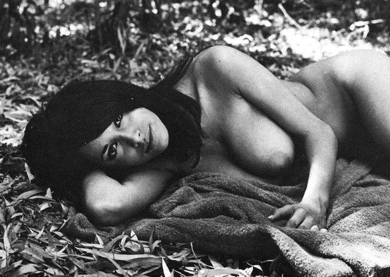 Black and white retro erotica. Photo