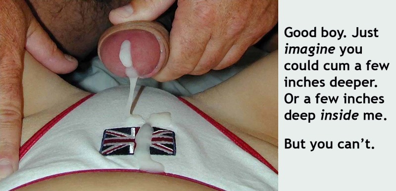 Guys cum in panties