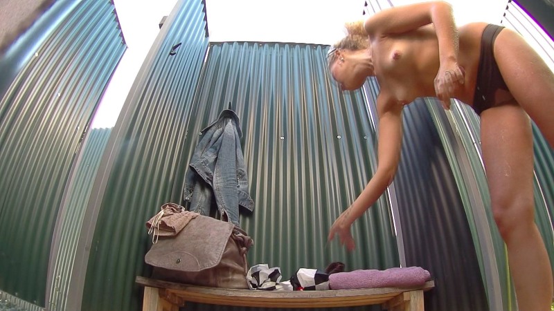 Camera in the beach cabin