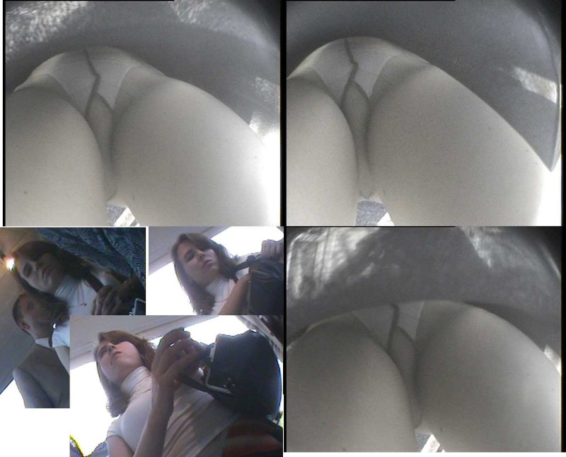 Under a hidden camera skirt