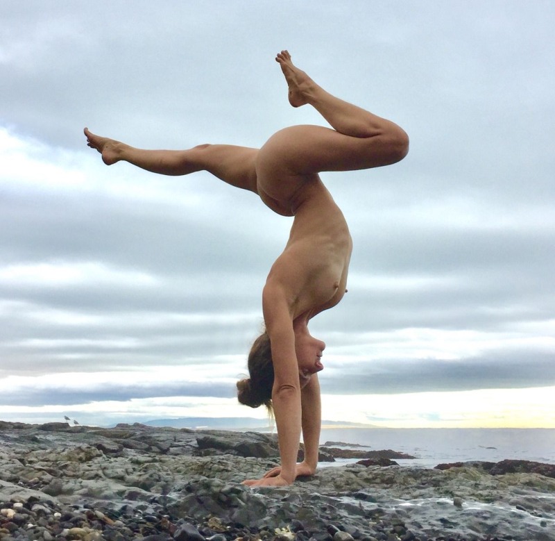 Remi Lacrox Naked Yoga