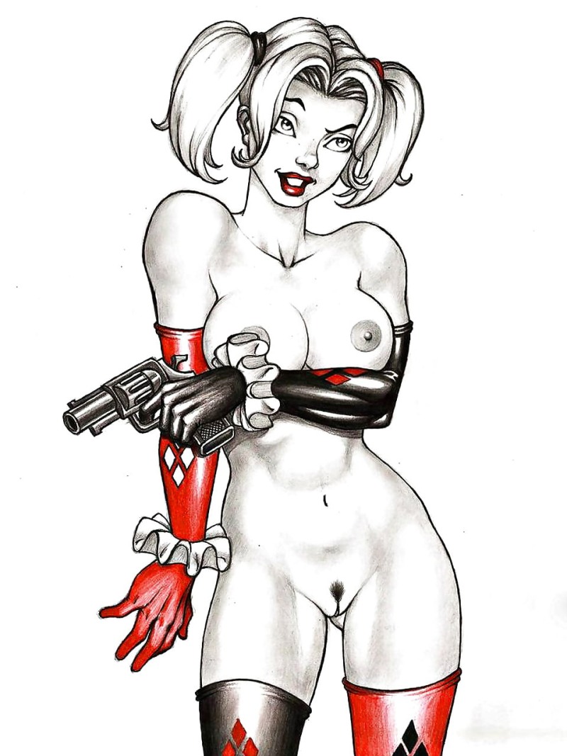 Naked Harley Harley Quin