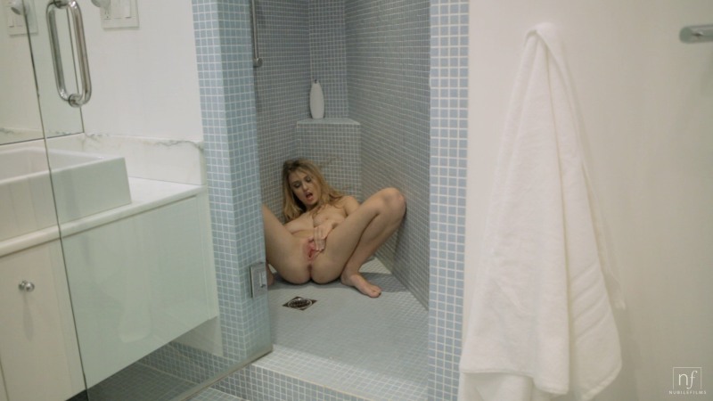 Naked ass Monica Fuentes in the shower