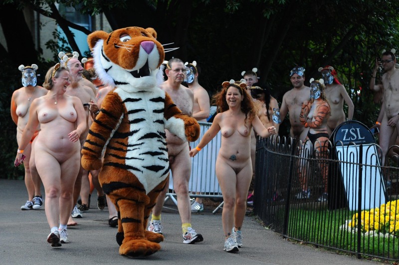 Festival Parade of Naked Women