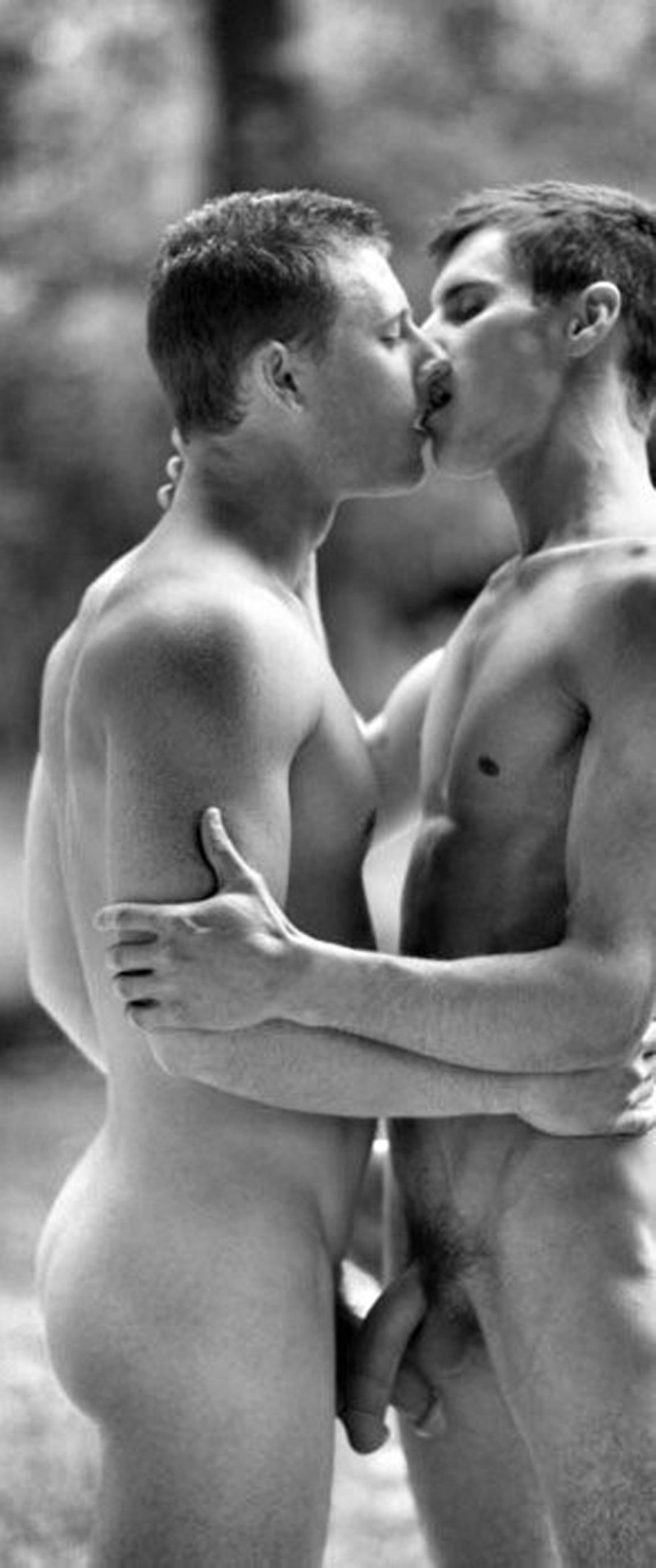 Naked guys twins without panties