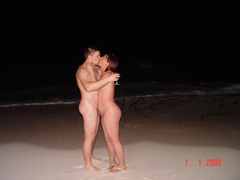 Naked married couples on the beach