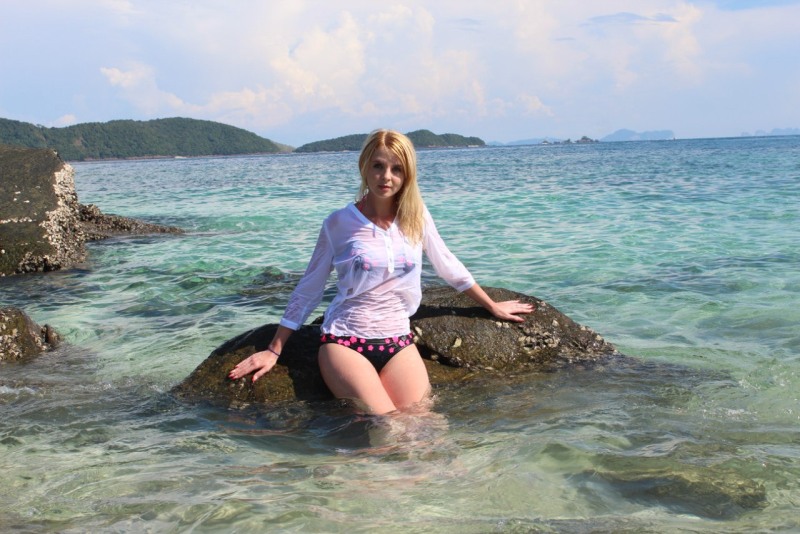 Irina Verbitskaya actress photo in a swimsuit