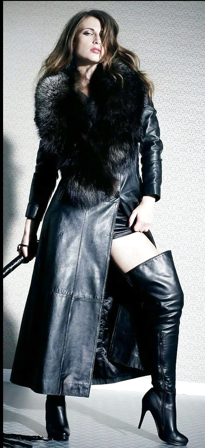 Women in fur coats and boots