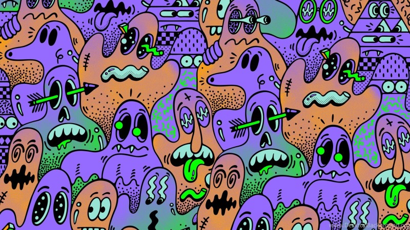 Wallpaper in the style of indie Kid lesbian