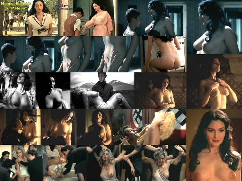 Naked Monica Belluchi scenes from films