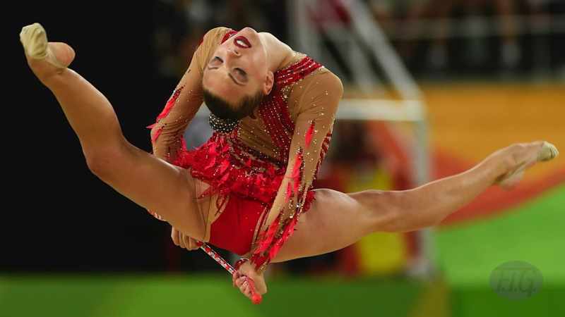 Caucasian dancing silhouette