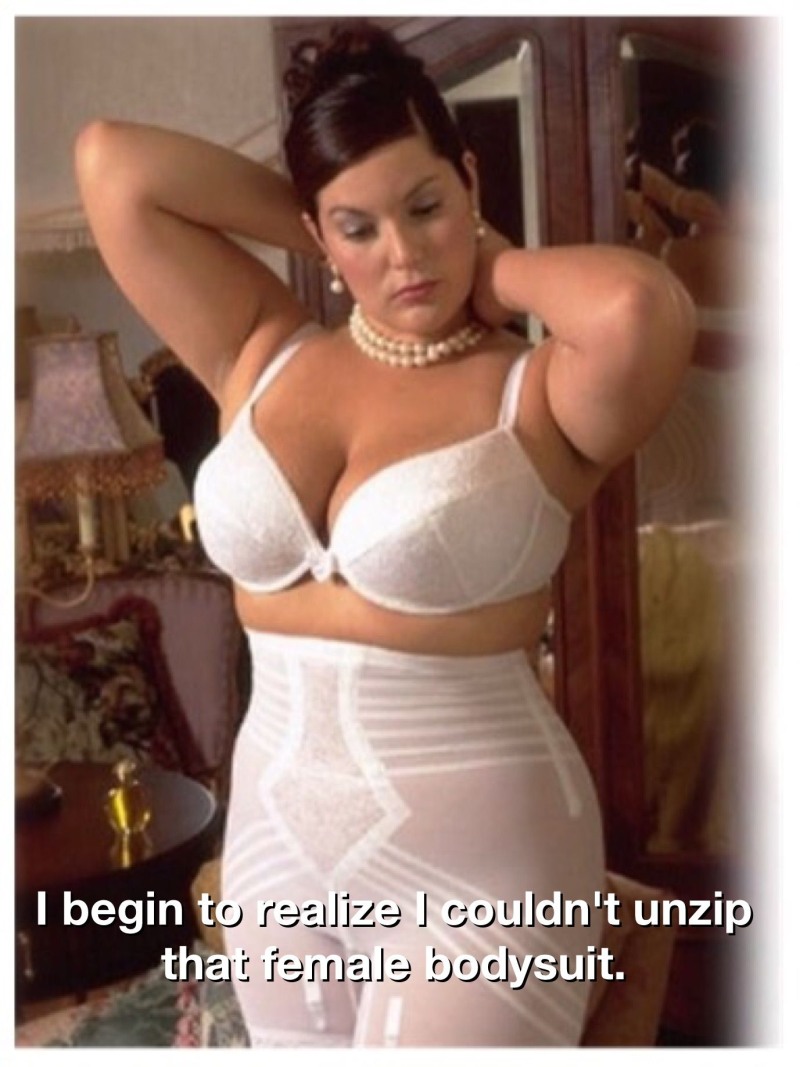 Under the skirt of fat women