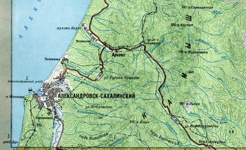 Hunts of the Sakhalin Region map