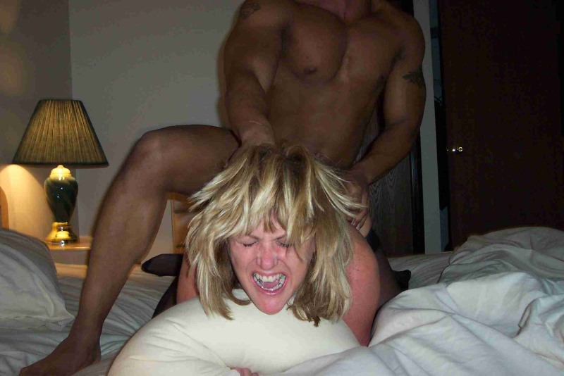 Shouting naked women in tears