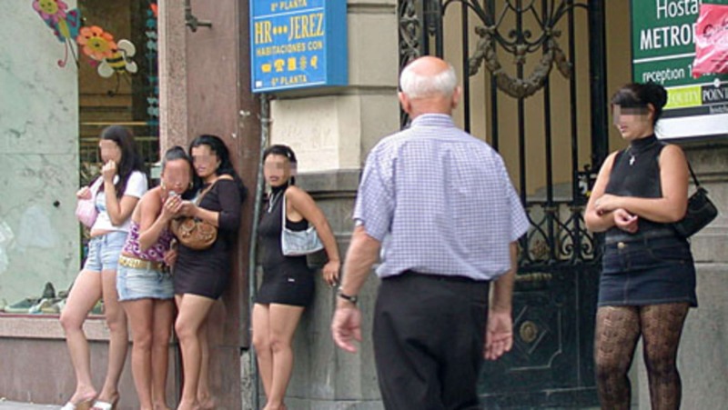 Vulgar clothes on girls on the street