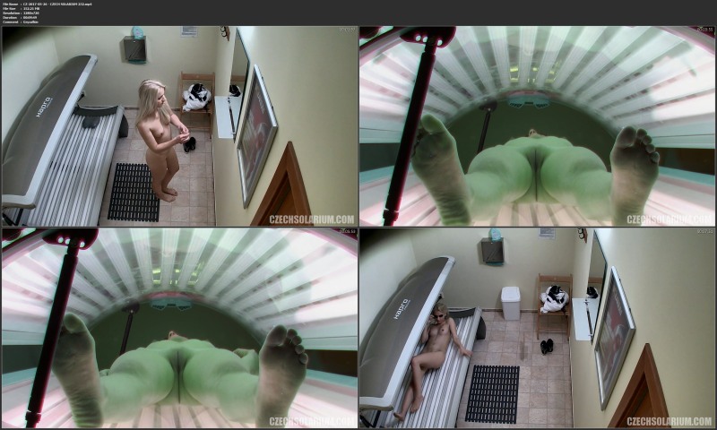 Solarium Voyeur with Hidden Cam in Tanning Room on Gotporn