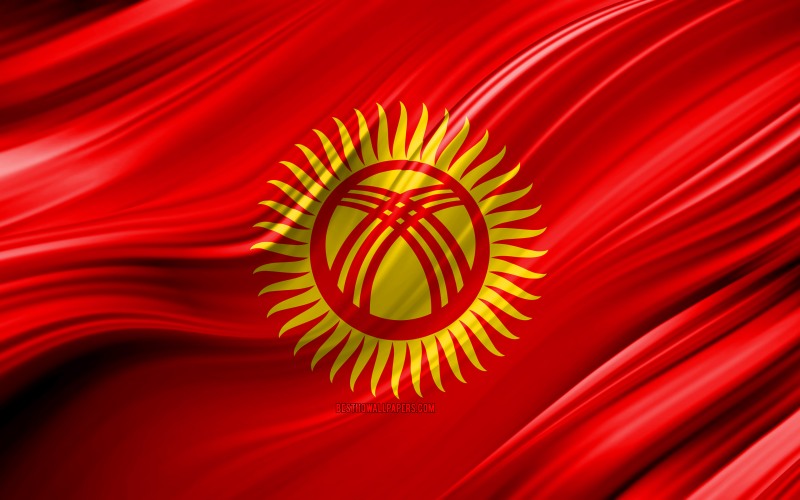 Kyrgyzstan flag
