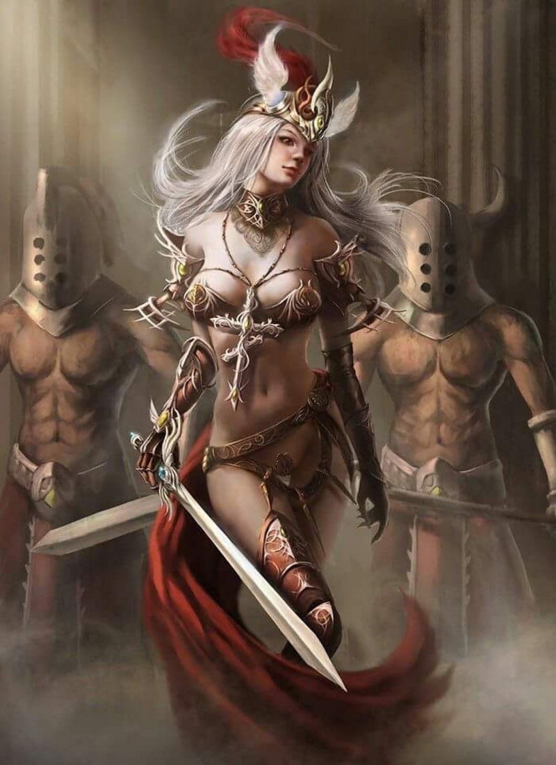 Naked Virgo Warriors