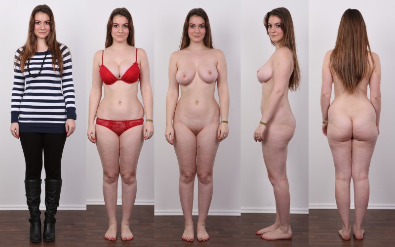 Dressed undressed casting anus