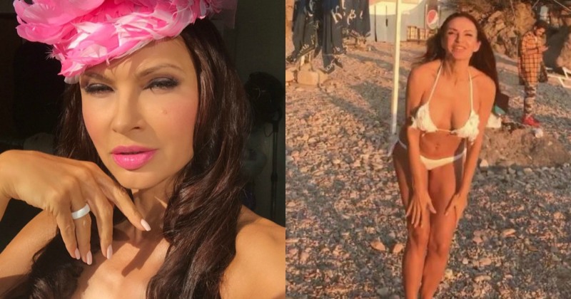 TV presenter Ekaterina Strizhenova Fake