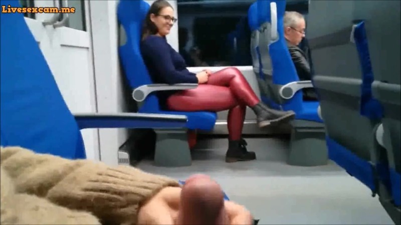The student sucked the stranger on the train