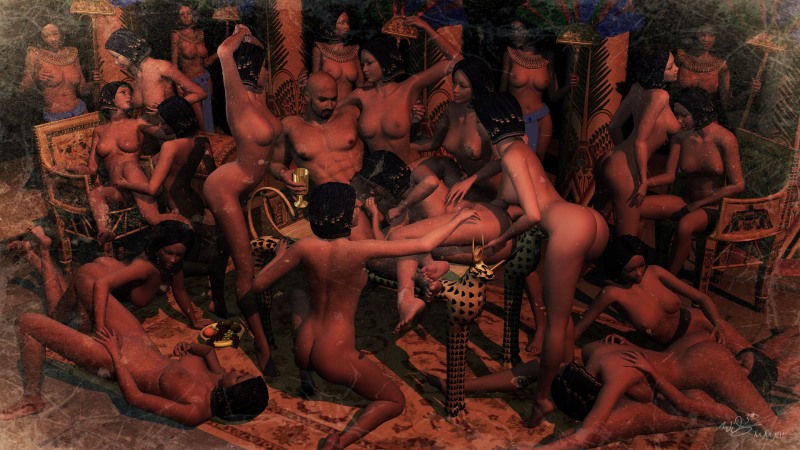 Erotic orgies of witches