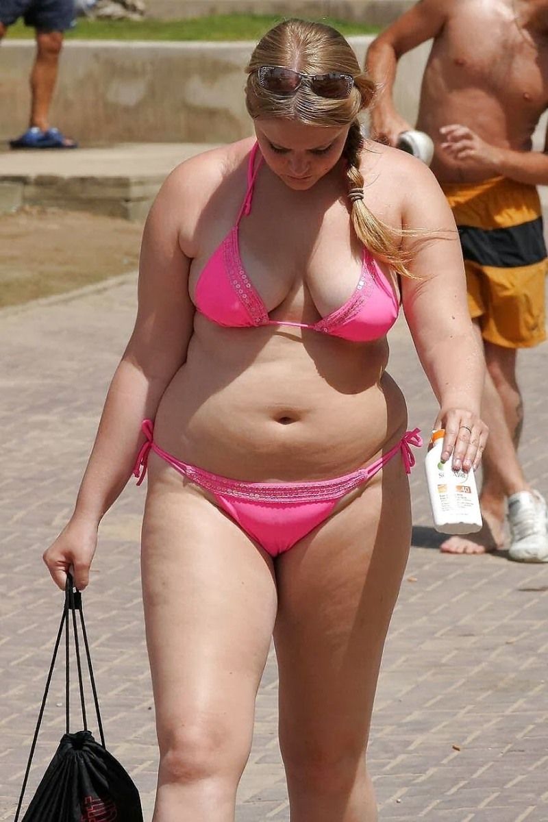 Bikini beach thick mature
