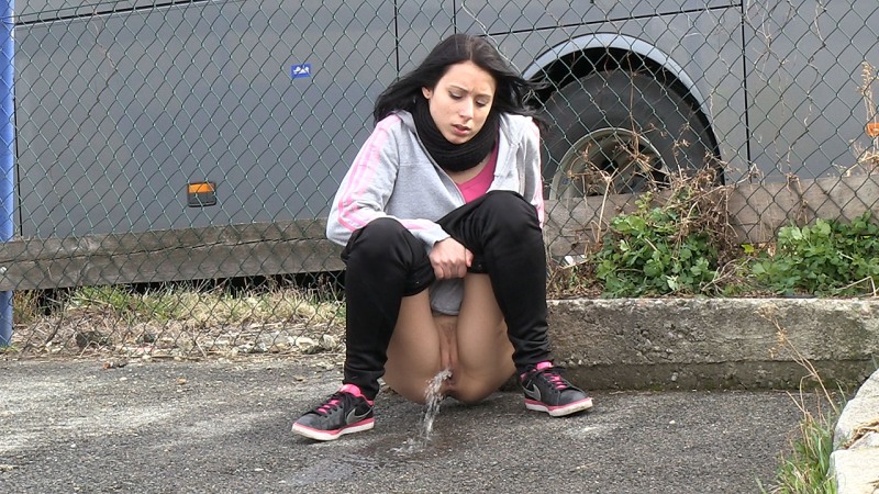 Girls are struck on the street