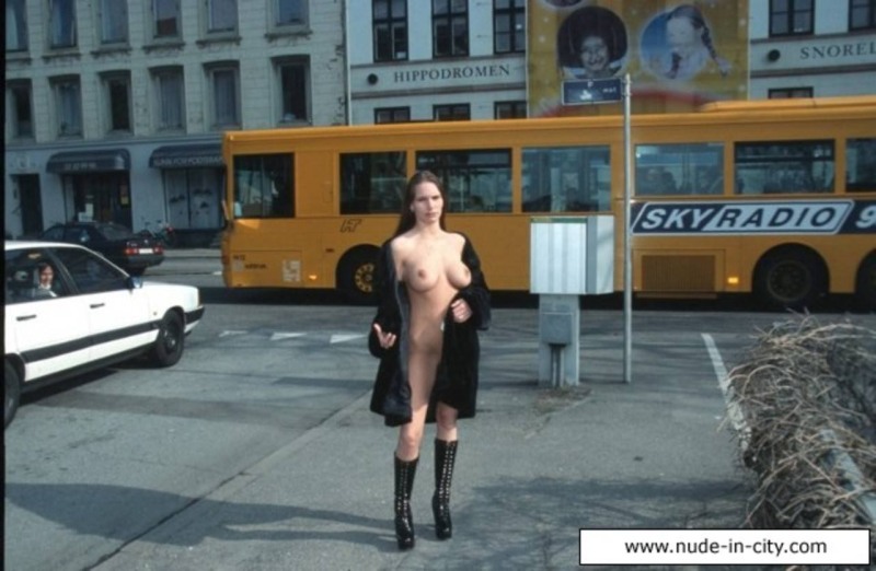 Naked Walk in Public Russian Girl