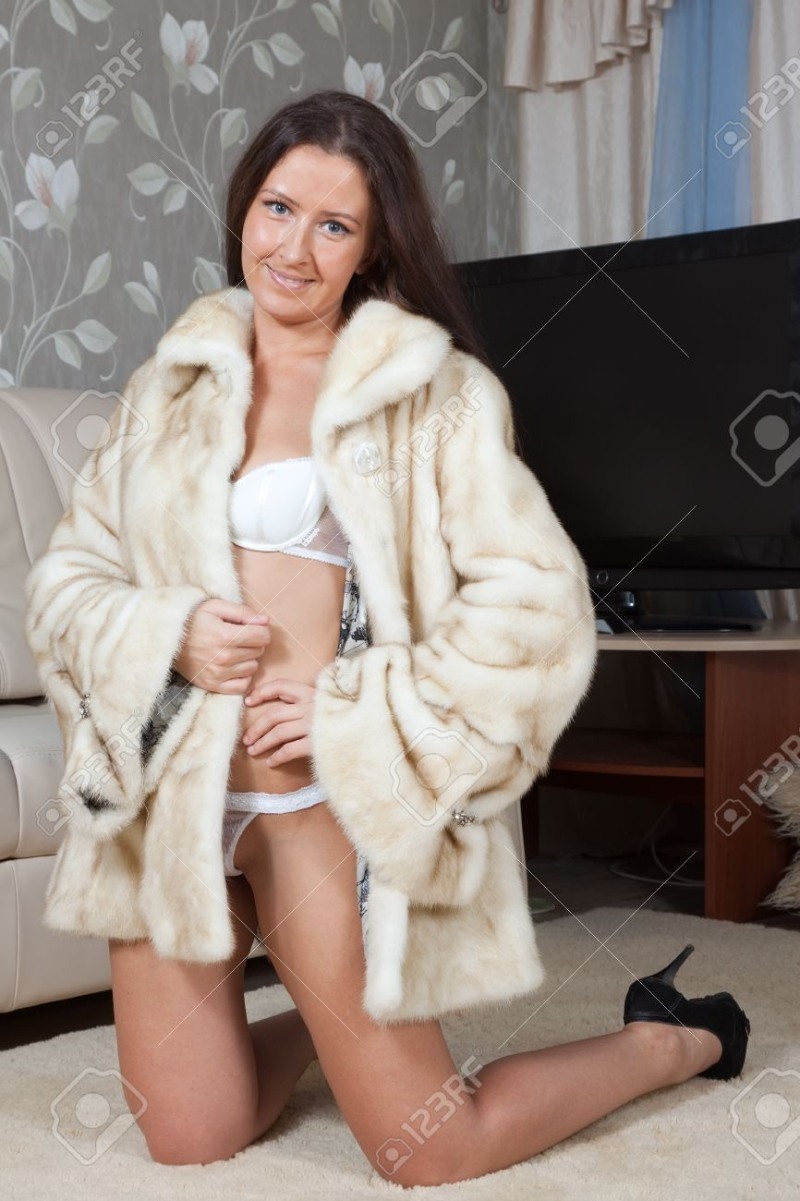 Lady-Boy in Fox Fur Coat