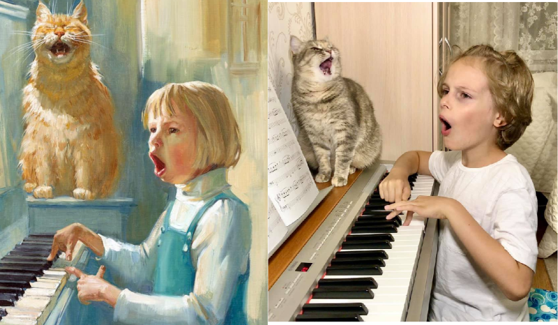 "Duet" artist Maria Pavlova