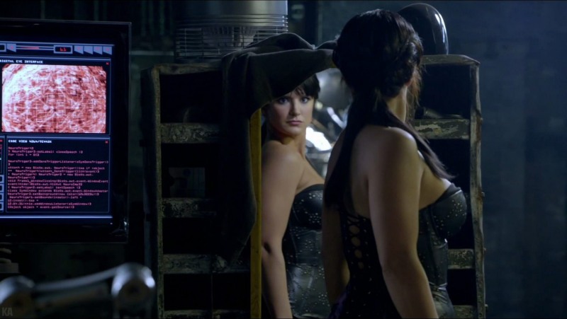 Gina Karano naked in the film Bloody Revenge