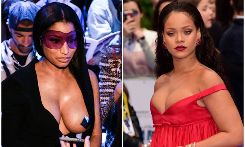 Celebrity's breasts that have fallen