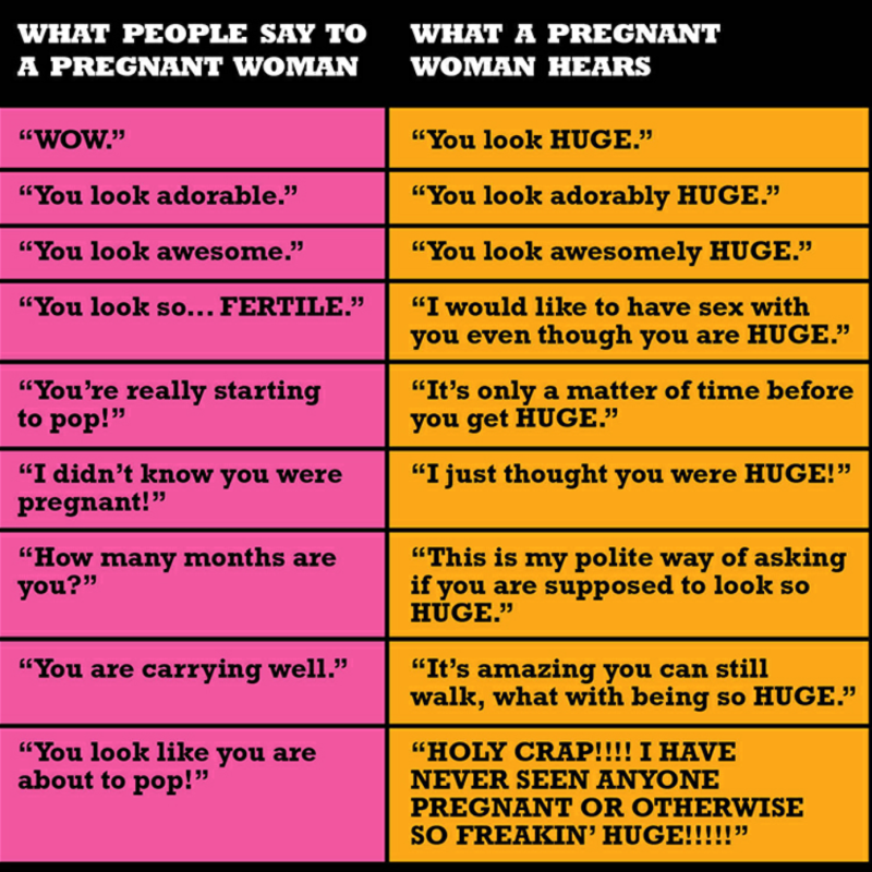 What The Difference Between Light Bulb and Pregnant Woman meaning