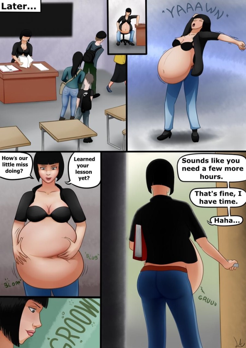 Pregnant sister Caption