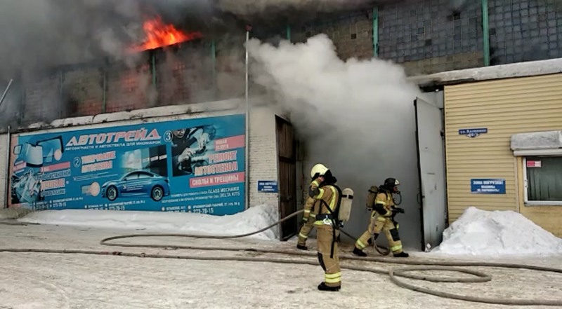 Dead firefighters in Krasnoyarsk