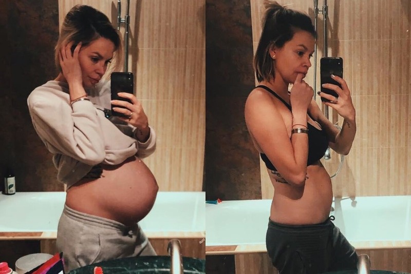 Regina Todorenko gave birth to a second child