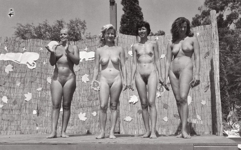 Retro nudist beauty contests