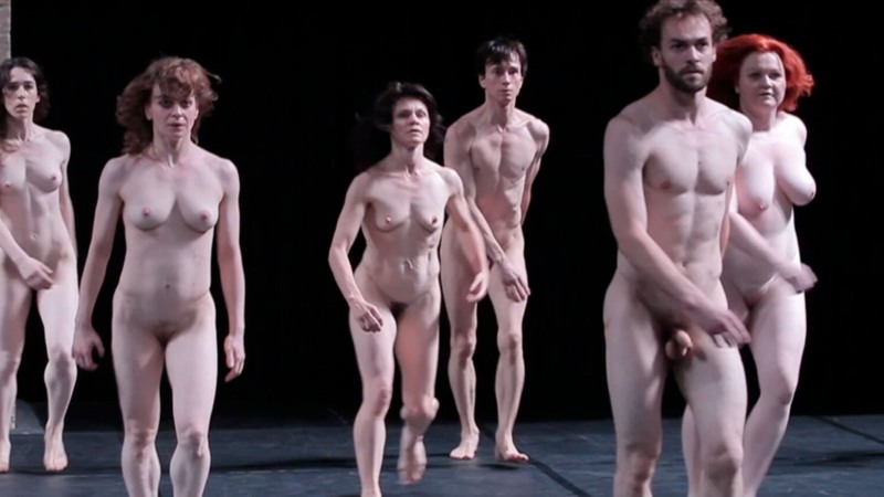 Bacchane performance theater dock naked