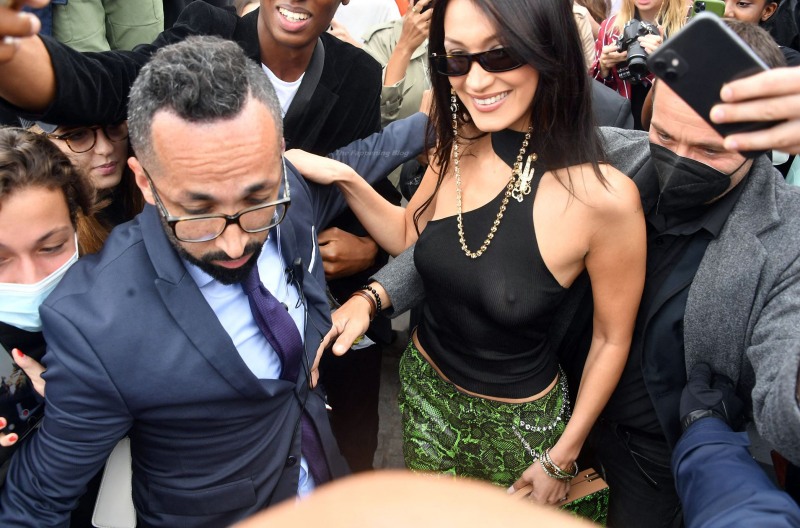 Bella Hadid plum naked