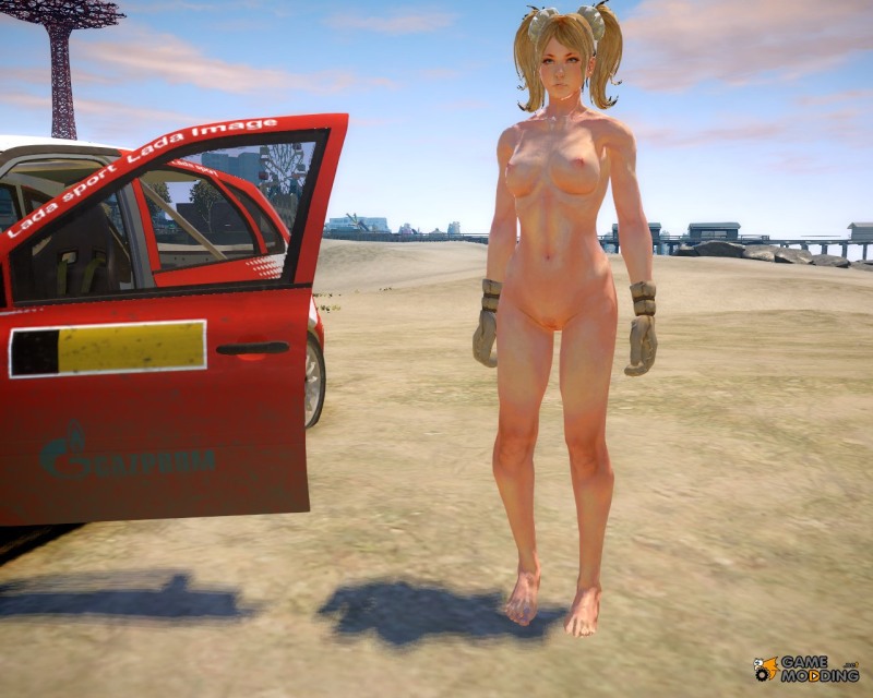 Naked characters from computer games