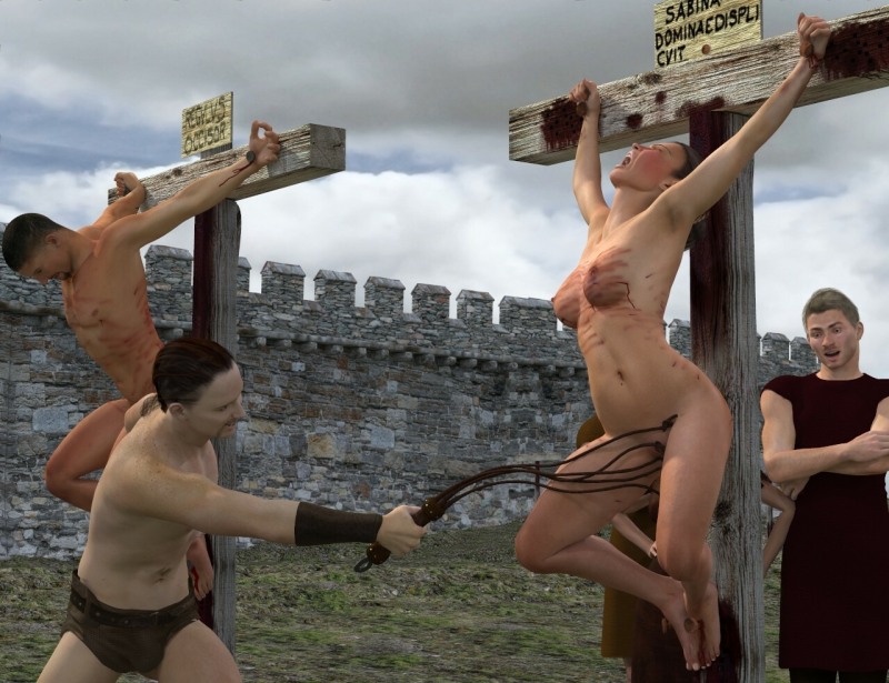 Comic Hentai Sabina on the Cross