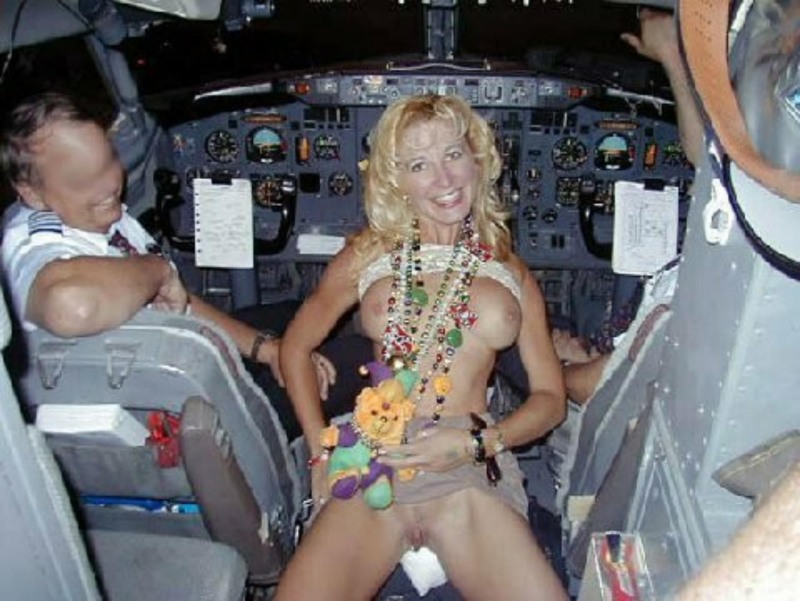 Naked in Bathroom AirPlane Private