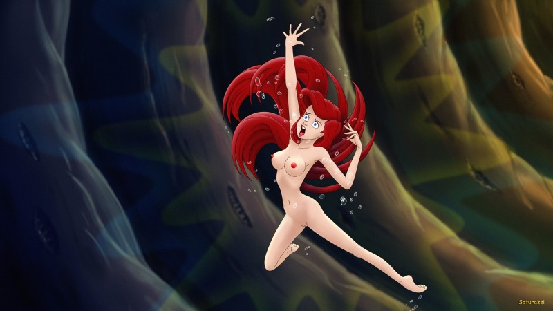 Ariel naked in full height